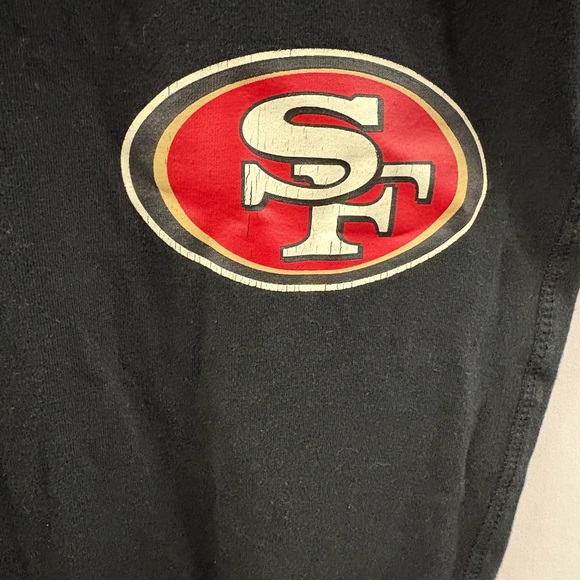 San Francisco 49ers Women’s Sweatpants Joggers Size 2X Black - Picture 3 of 6